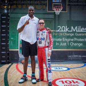 Dikembe Mutombo and Kevin Harvick